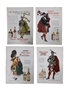 Dewar's Advertising Prints 1897, 1913, 1940s & 1960s 