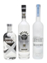 Beluga Vodka, Belvedere Vodka & Absolut Vanilla Vodka  3 x 70cl / 40%