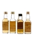 Ainslie's King's Legend, Cutty 12, Dunglass 5 Year Old & Auld Arran Bottled 1970s-1980s 4 x 4.7cl-5cl