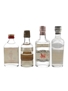 Burnett's White Satin Gin, Seagers Special London Dry Gin, Beefeater & High & Dry Bottled 1950s-1970s 4 x 5cl / 40%