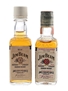 Jim Beam 4 Year Old Bottled 1970s-1980s 2 x 4.7cl-5cl