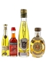 Assorted Liqueurs Millefiori Cucchi, Tuttifiori Ugo Lemmo, Vechia Romagna & Ramazzotti 4 x 2.8cl-10cl