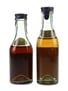 Martell 3 Star & VSOP Bottled 1950s-1960s 2 x 3cl-4.7cl