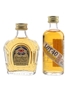 Crown Royal & Lot No.40  2 x 5cl