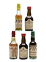 Assorted Sherry Miniatures Williams & Humbert 5 x 5cl