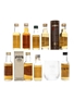 Highland Single Malt Miniatures Oban, Ben Nevis, Glen Ord, Tomatin, Edradour, Glenturret 1967 9 x 5cl