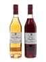 Briottet Liqueurs Crème d'Abricot (Apricot) & Crème de Framboise (Raspberry). 2 x 70cl