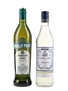 Dolin Vermouth de Chambéry Blanc & Noilly Prat French Dry Vermouth Bottled 2000s 2 x 75cl