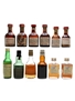 Scotch Whisky Liqueur Miniatures Glayva, Drambuie, Stag's Breath 12 x 5cl