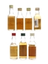 Speyside Single Malt Miniatures Glendullan, Speyburn, Glen Moray, Tamdhu, Cardhu, Inchgower 7 x 5cl / 40%