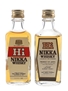 Nikka Hi White Label Bottled 1980s - Mild Blended Whisky 2 x 5cl / 39%