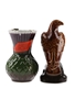 Beneagles Eagle Ceramic Decanter & Rutherford's Thistle Decanter  2 x 4.7cl-5cl / 40%