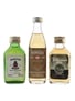 Assorted Irish Whiskey Jameson, John Power & Son & Tullamore Dew 3 x 5cl-7.1cl