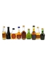 Assorted Cognac & Armagnac Miniatures  9 x 3cl-5cl / 40%