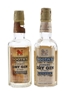 Booth's Finest Dry Gin Bottled 1940s & 1950s 2 x 5cl / 40%