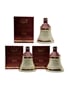 Bell's Christmas 1996 Ceramic Decanters Ingredients Of Quality 3 x 70cl / 40%