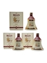 Bell's Christmas 1997 Ceramic Decanters Ingredients Of Quality 3 x 70cl / 40%