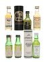 Islay Single Malt Miniatures Lagavulin (White Horse), Bunnahabhain, Bruichladdich, Bowmore, Laphroaig 6 x 5cl