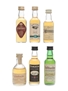 Assorted Single Malt Miniatures Bowmore, Cragganmore, Tullibardine, Tomatin, Auchentoshan, Glenkinchie 6 x 5cl