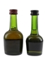 Courvoisier VSOP & 3 Star Luxe Bottled 1980s 2 x 3cl-5cl / 40%