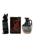 Clan Tartan, Montrose & Rutherford's Ceramic Decanters  3 x 5cl / 40%