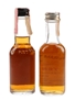 Benchmark Premium Bourbon & Hiram Walker Ten High Bottled 1970s 2 x 4.7cl