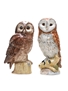 Beneagles Ceramic Owls Tawny Owl & Barn Owl 2 x 20cl / 40%