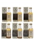 6 x Single Malt Scotch Whisky Incl Port Ellen & Ardbeg 1974 Miniature