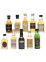 10 x Single Malt Scotch Whisky Miniature 