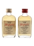 Glenfarclas Glenlivet 8 Year Old 70 Proof &  100 Proof Bottled 1960s-1970s - Grant Bonding Co. 2 x 5cl