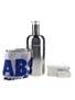 Absolut Vodka Memorabilia Cocktail Shaker, Bar Towel & Name Places 