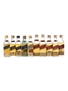 Johnnie Walker Blue Label, Black Label, Gold Label 18 Year Old & Red Label Bottled 1970s-1990s 10 x 5cl / 40%