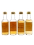 Dufftown Glenlivet 10 Year Old, Knockdhu 1974 & Mannochmore 1984 Connoisseurs Choice Bottled 1980s-1990s 4 x 5cl / 40%