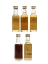 Master Of Malt Miniatures  5 x 5cl