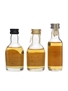 Assorted Whisky Miniatures Glenkinchie, Dalwhinnie, Oban 3 x 5cl / 43%