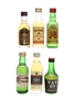 Blended Whisky Miniatures Vat 69, J & B, Chivas Regal, Stewart's 6 x 5cl