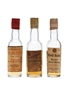 3 x Blended Scotch Whisky Miniature 