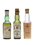 3 x Blended Scotch Whisky Miniature 