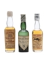 3 x Blended Scotch Whisky Miniature 