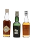 3 x Blended Scotch Whisky Miniature 