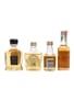 North American Whiskey Miniatures Wild Turkey, Candian Club, Crown Royal, Gibson's 4 x 5cl