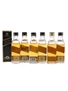 Johnnie Walker Black Label 12 Year Old Bottled 1970s-1980s 6 x 5cl / 40%