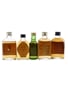 Assorted Speyside Single Malt Scotch Whisky Bottled 1970s 5 x 5cl / 40%