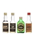 Single Malt Scotch Whisky Miniatures Dufftown, Glenfiddich, Inchgower, Blair Athol 4 x 5cl / 40%