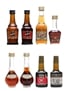 Assorted Fruit Liqueurs Bols, Cusenier, De Kuyper 8 x 2cl - 5cl