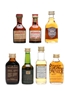 Whisky Liqueur Miniatures Glayva, Jameson, Drambuie, Southern Comfort 7 x 5cl