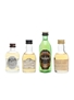 Single Malt Scotch Whisky Miniatures Glenfiddich, Cardhu, Glenkinchie, Dalwhinnie 4 x 5cl