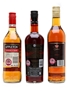 Assorted Rum Havana Club, Goslings, Appleton 3 x 70cl / 40%