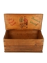 Teacher's Wooden Box 1930s The Whisky Of The Good Old Days - The Right Spirit 42cm x 26.5cm x 18cm