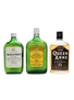 Blended Scotch Whisky Half Bottles Cutty Sark, Queen Anne, Black & White 3 x 37.5cl